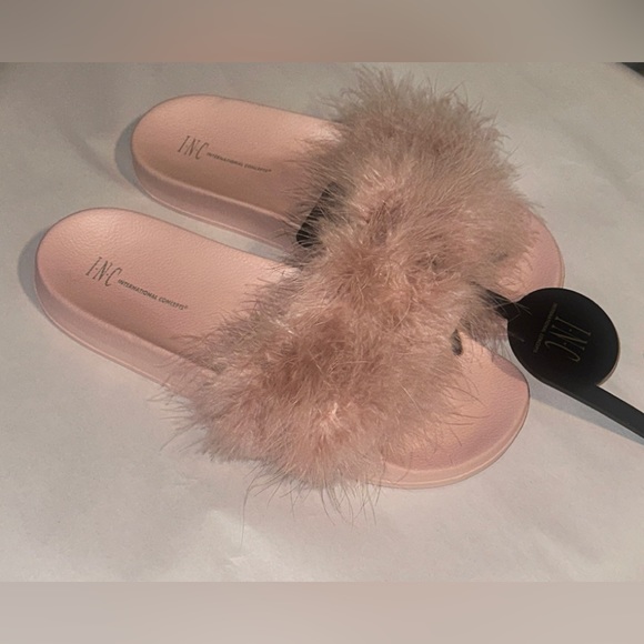 Inc International Concepts Womens Yuri Slippers Red Size 7 M main image 1